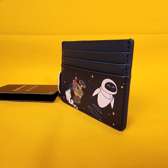 Loungefly Disney Pixar WALL-E EVE & WALL-E Flying Cardholder NEW - Picture 6 of 9